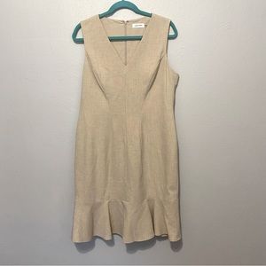 Calvin Klein beige dress size 12